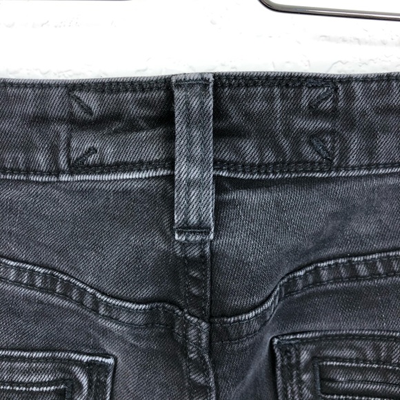 Karen Mullen Gray Gradient Ombré Raw Hem Fray Jean - Picture 7 of 9